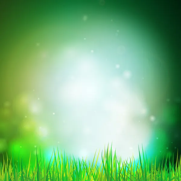 Abstract background with grass vector illustration. Vector design for print or web — Stock Vector