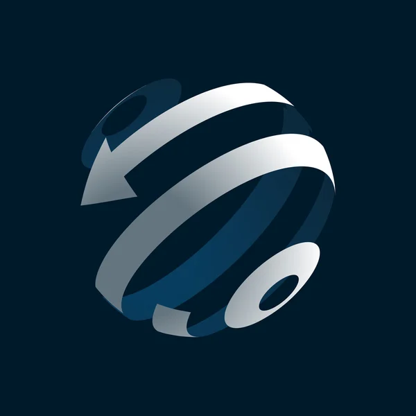 Globe logo — Stockvector