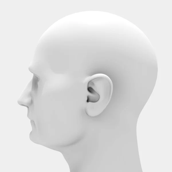 Menschlicher Kopf — Stockfoto