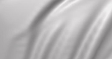 İpek gri kumaş hareket halinde. Arkadaki tuval sallanıyor..