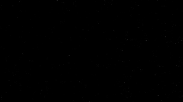 Nachtster Fonkelende Hemel Achtergrond Ruimte Van Het Universum Sterren — Stockvideo