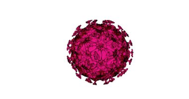 Virüs Covid-19 metin için ekranda.