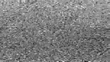 TV ekranında beyaz gürültü.