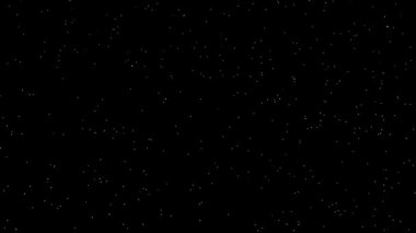 Yıldızlar gece gökyüzünde hareket ediyor. Evrendeki kozmik yıldız uzayının arka planı.
