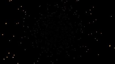 Yıldızlar gece gökyüzünde hareket ediyor. Evrendeki kozmik yıldız uzayının arka planı.