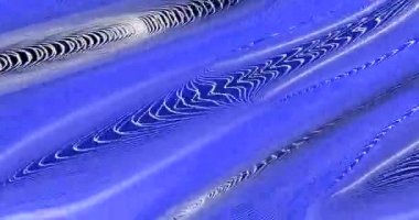 Rüzgarda parlayan mavi kumaşın yüzeyi.