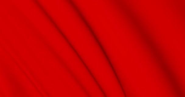 Red cloth in the wind. — Stock Video