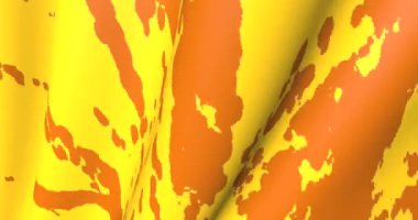 Parlamalı soyut sarı safari kumaşı.