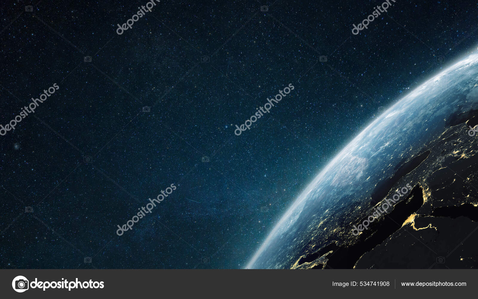 Superficie Del Planeta Tierra Espacio Profundo Fondo Pantalla Espacio Oscuro  — Foto de stock #534741908 © alonesdj, image size:1600x1000