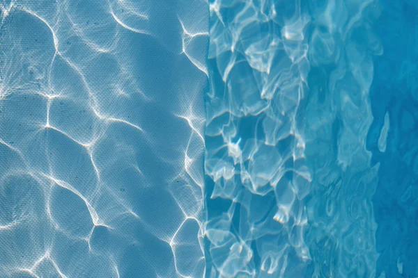 Прекрасна Чиста Блакитна Вода Басейні Крупним Планом Води — стокове фото