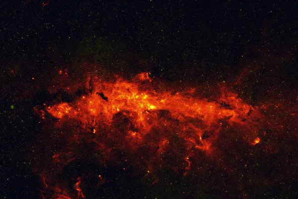 Úžasný Prostor Hvězdami Galaxiemi Souhvězdími Červenými Mlhovinami Hluboký Vesmír Explozí — Stock fotografie
