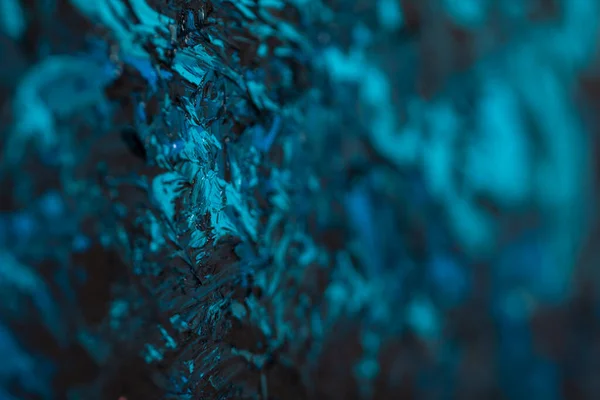 Фон Темної Текстури Штрихами Синьої Олійної Фарби Крупним Планом — стокове фото