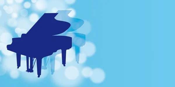 Muziekgrafiek Met Piano Grafische Ook Gebruiken Als Cmyk Graphic — Stockfoto