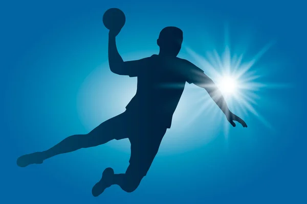 Handboll Sport Bakgrund Grafik — Stockfoto