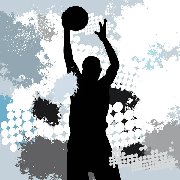 Basketball Sport Graphic Dynamic Background — Image vectorielle