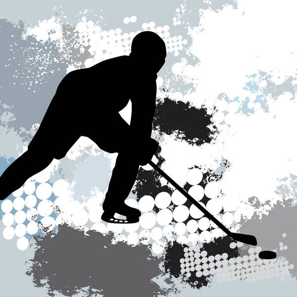 Ice Hockey Sport Graphic Dynamic Background — стоковый вектор