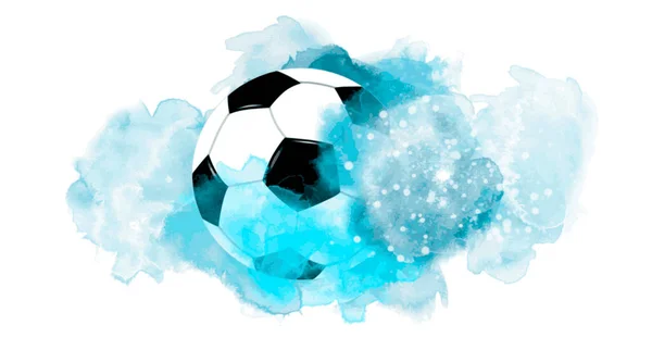 Soccer Sport Graphic Dynamic Background — Stock Vector