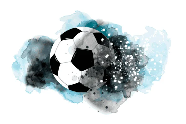 Soccer Sport Graphic Dynamic Background — Stock Vector