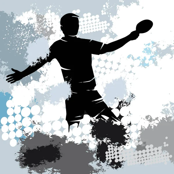 Table Tennis Sport Graphic Dynamic Background — Image vectorielle