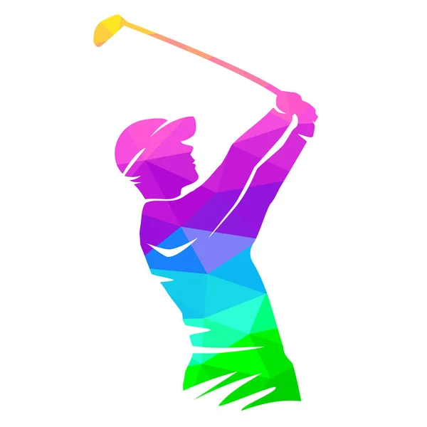 Golf Sport Graphic Δυναμικό Υπόβαθρο — Διανυσματικό Αρχείο