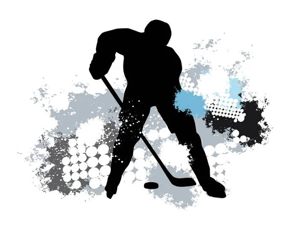 Ice Hockey Sport Graphic Dynamic Background — Vector de stock