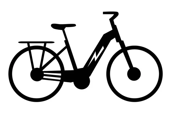 Grafica Mobility Con Bicicletta — Vettoriale Stock