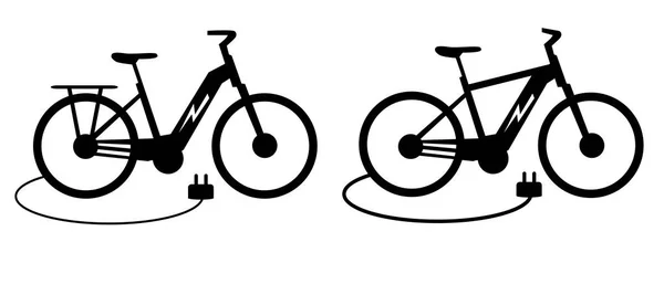 Graphique Mobilité Avec Vélo — Image vectorielle