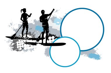 Metin düğmeleri ile kürek sporu grafiklerini ayağa kaldır.