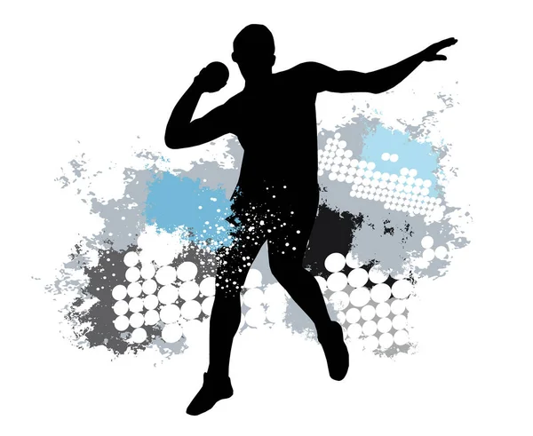 Athletics Sport Graphic Dynamic Background — Image vectorielle