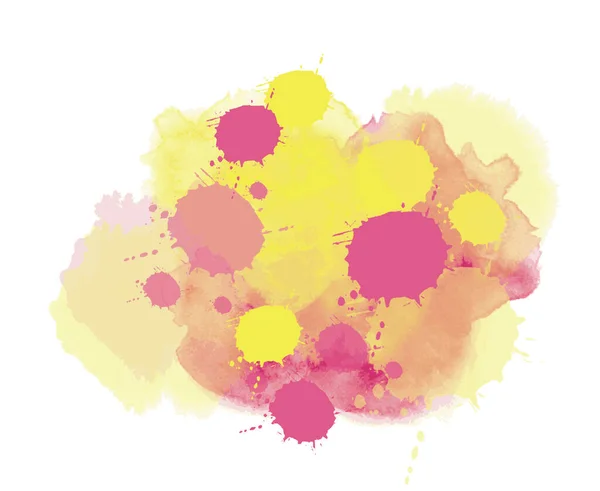 Colorful Watercolor Illustration White Background — ストックベクタ