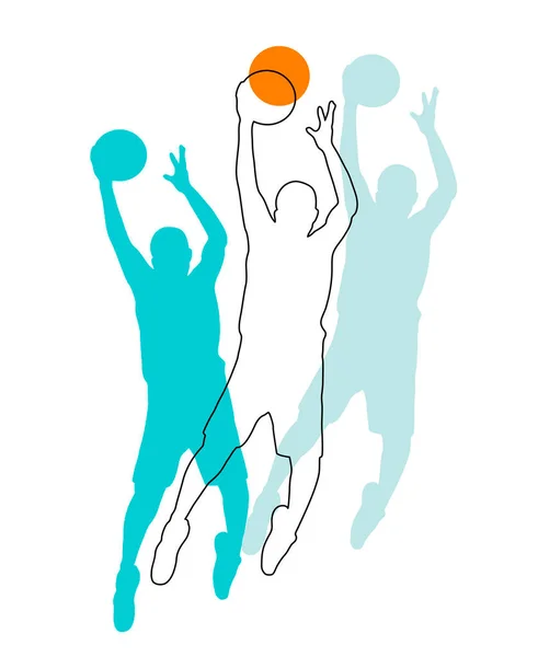 Basketball Design Sport Graphic Vector Quality — Image vectorielle