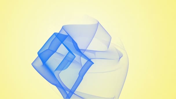 Animation tunnel forme d'onde lumineuse 