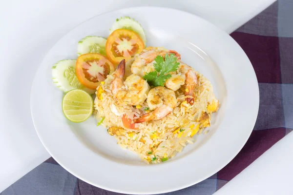 Thai Fried rice  with shrimp — Stock Photo, Image