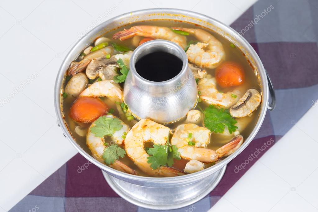 Spicy and sour Shrimp Tom yum