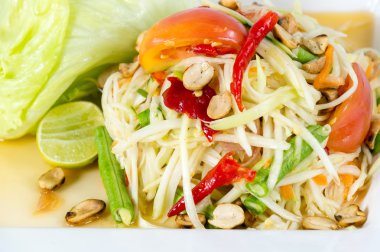 Papaya salatası, Tay 