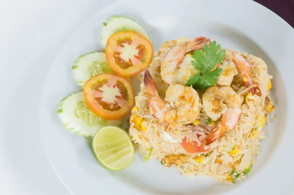 Thai Fried rice  with shrimp — Stock Photo, Image