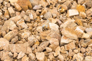 바위와 토양 배경으로 돌