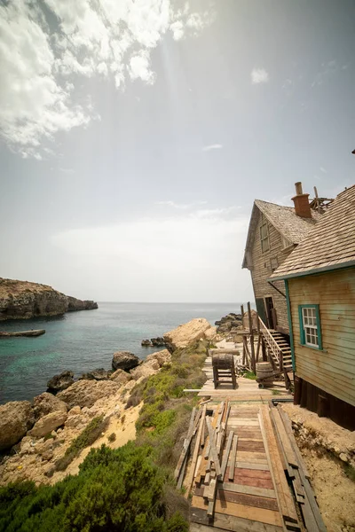 Vista Del Mar Malta — Foto de Stock