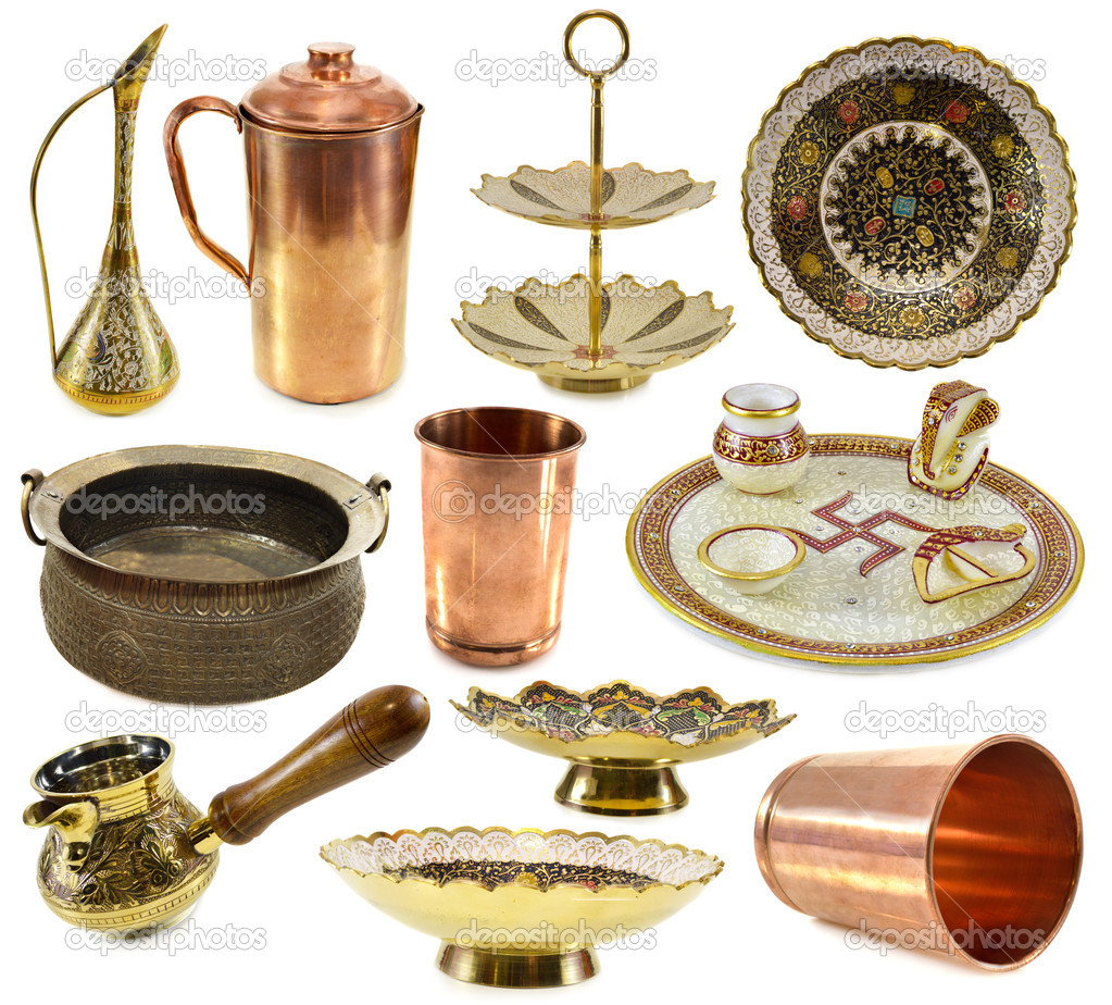 Traditional Indian dishware — Stock Photo © Samiramay 51628209