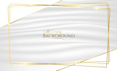 3D resimde lüks altın ve açık gümüş arkaplan