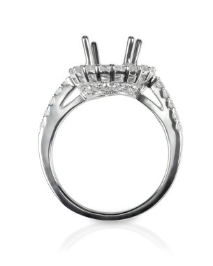 Halo elmas engagment yüzük ayarı