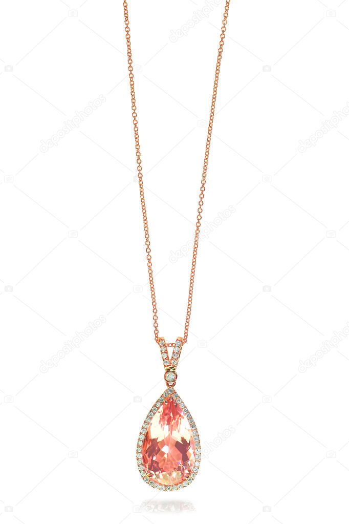 Pink Morganite Necklace