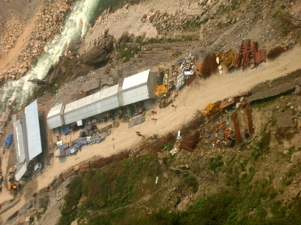 Panoramic View Work Progress Teesta Stage Iii Hydro Power Project — Fotografia de Stock