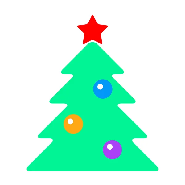 Sapin avec jouets — Image vectorielle