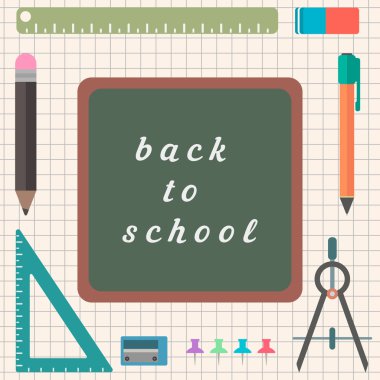 Orta yazı tahtası ile düz mahkeme