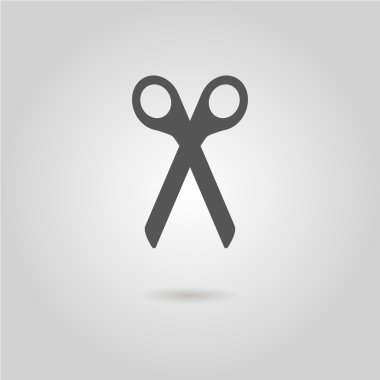 gölge ile makas simgesi