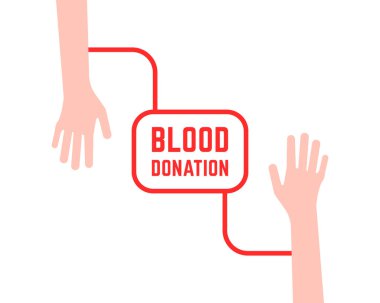 Basit ellerle kan bağışı.