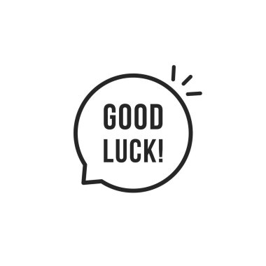 siyah ince çizgi iyi şans balonu