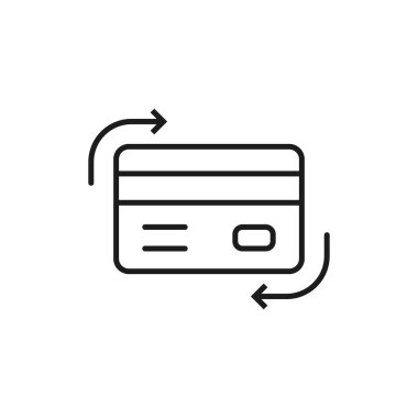 Kredi kartıyla para transferi. Düz vuruş, beyaz arka planda izole edilmiş modern zenginlik logoti grafik tasarımı basitleştirir. Güvenli ödeme yöntemi veya dijital ödeme gibi kolay bankacılık kavramı