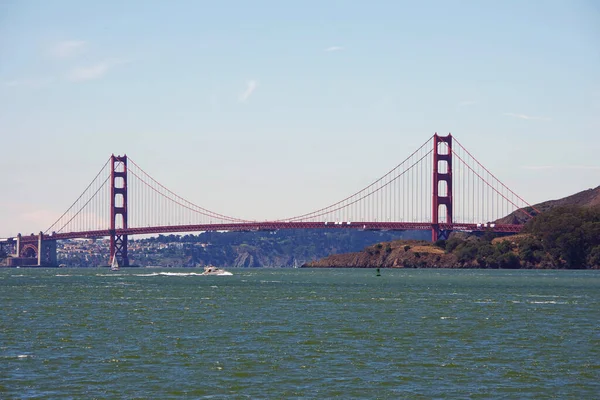 Vista Panoramica Del Golden Gate Bridge Una Giornata Estiva Vista — Foto Stock